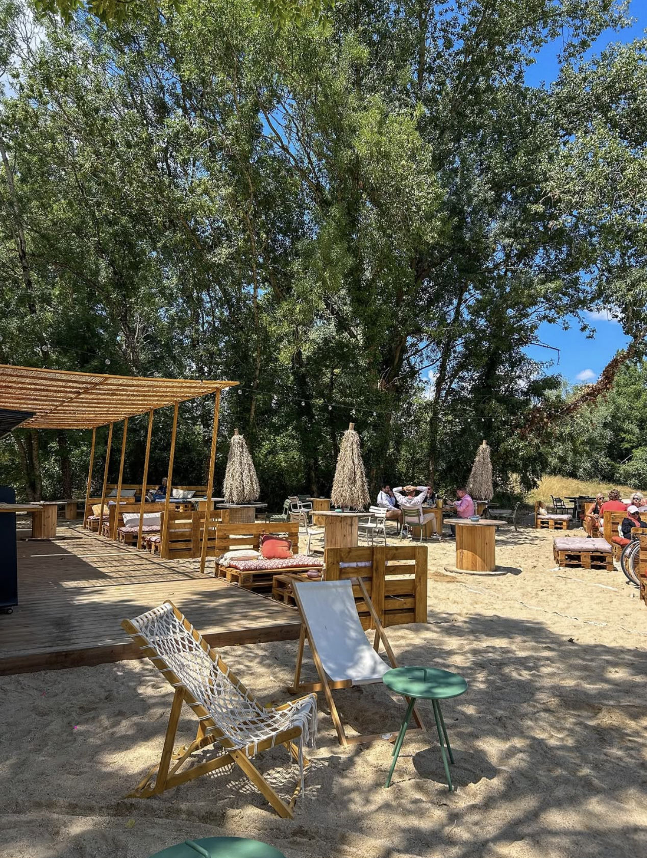 Ambiance des guinguettes du Parc de Loire